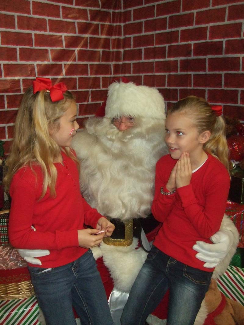photo of Santa and Girls